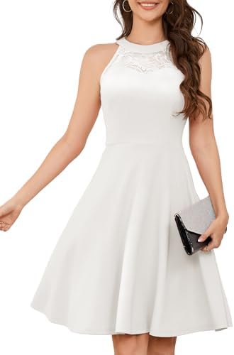 navy blue dress for baby girl Sakmal Dresses for Women 2024 Patchwork Chiffon Tulle Sequin Print White Comfort Fit Short Sleeve Maxi A-Line Dress main image 0