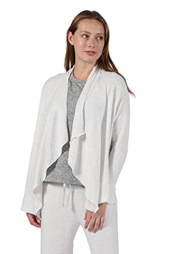 Image of LA CERA Women's Open Front Casual Long Sleeve Knit Classic Sweaters Comfortable Brushed Cascase Cardigan