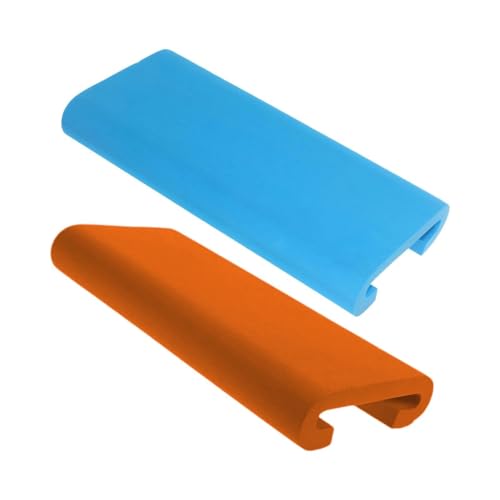 kowaku 2 Pieces Dragon Boat Cushions, Paddling Seat Cushions, EVA Breathability,Shockproof,Paddle Seats,Fishing Seat Pads for Garage, Blue and Orange