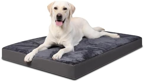 Orthopaedic Large Dog Bed, Washable Dog Mattress, Non-Slip Base, ...