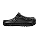 HEYO Clogs Herren Damen Leichte Gartenschuhe Pantoletten Unisex Gartenclogs Sandalen (Schwarz, EU Schuhgrößensystem, Erwachsene, Numerisch, M, 39)