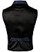 VATPAVE Mens Victorian Suit Vest Steampunk Gothic Waistcoat Medium SU14 Navy