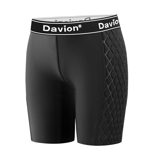 Davion Youth Girls Sliding Shorts Athletic Compression Padded Shorts for Kids Baseball Football Lacrosse