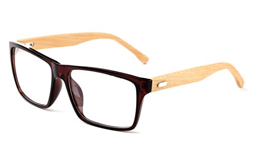 Image of Classic Unisex Squared Fashion Clear Lens Eye Glasses Frame Clear Lens Glasses Men Women