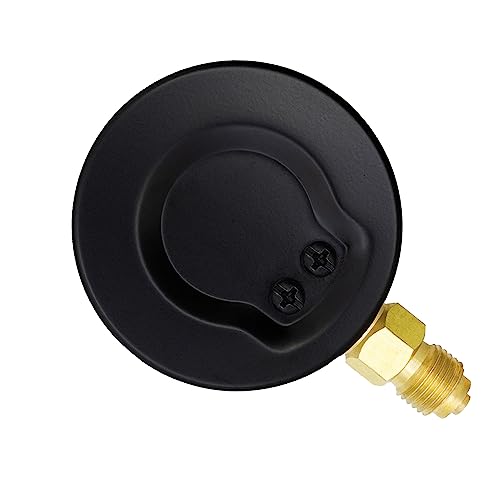 Hansfelds manometer,Trocken, 0-10 bar 63mm BSP, Unterer Anschluss, Glasfenster, Messing-Innenleben und Anschluss, Doppelskala bar/psi