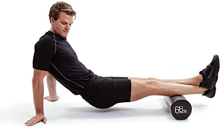 66fit EPP Foam Roller - Black - 15cm x 45cm