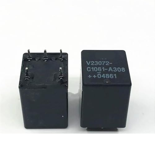 Relais V23072-C1061-A308 haute précision, commutation 12VDC 5 broches auto