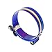 T-Bolt Hose Clamp Adjustable Stainless Steel Titanium Blue Clamp Diameter Ranger for 2.25