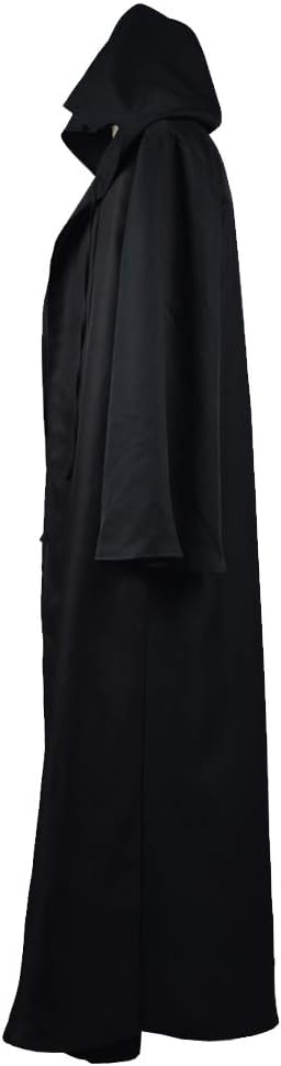 Rongxu Mens Tunic Robe Cosplay Costume Adult Tunic Hooded Robe Outfit Full Set Halloween Costume US Size - Image 4