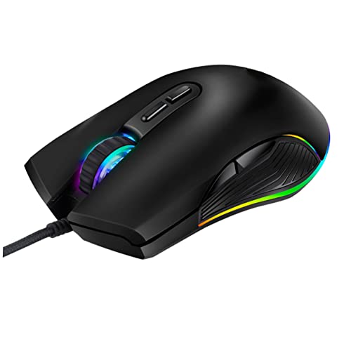 Ratón gaming inalámbrico USB KOMBIUDA con luces RGB y sensor óptico ajustable