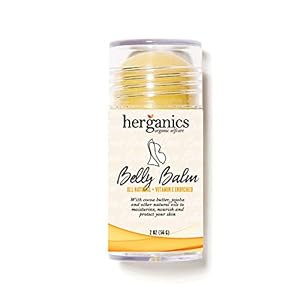 Stretch Mark Cream For Pregnancy and Belly Balm Oil Stick, Belly Oil For Pregnancy, Tummy Butter, Pregnancy Lotion 2 oz