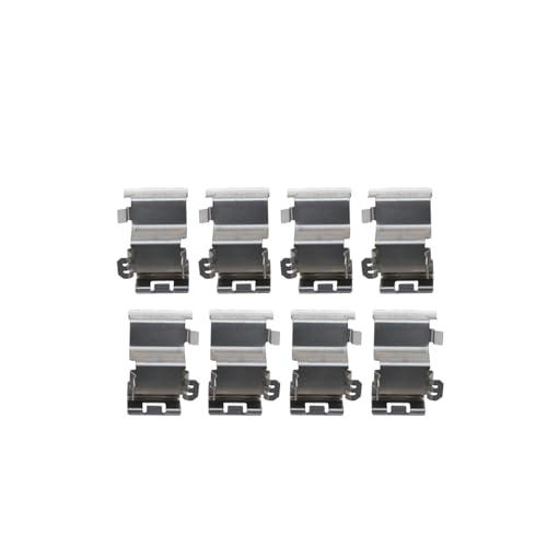 Image of Detroit Axle - Front Brake Pads for 2012-2022 Ford F-250 Super Duty, 2013-2016 F-450 Super Duty, Ceramic Brake Pads w /Hardware 2014 2015 Replacement