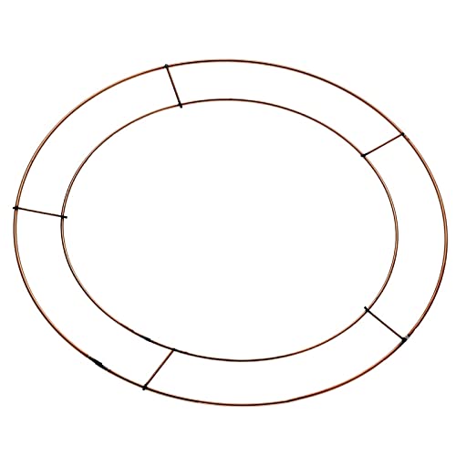 Floralcraft 20-Pack X 8" Flat Wire Rings Wreath Frames for Christmas Craft, Floral Arrangements and Home Party Decorations