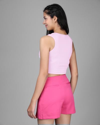 Image of Noble Monk Women Cotton Blend Casual Fit Stylish Tops | Casual Crop Top's | Tshirt