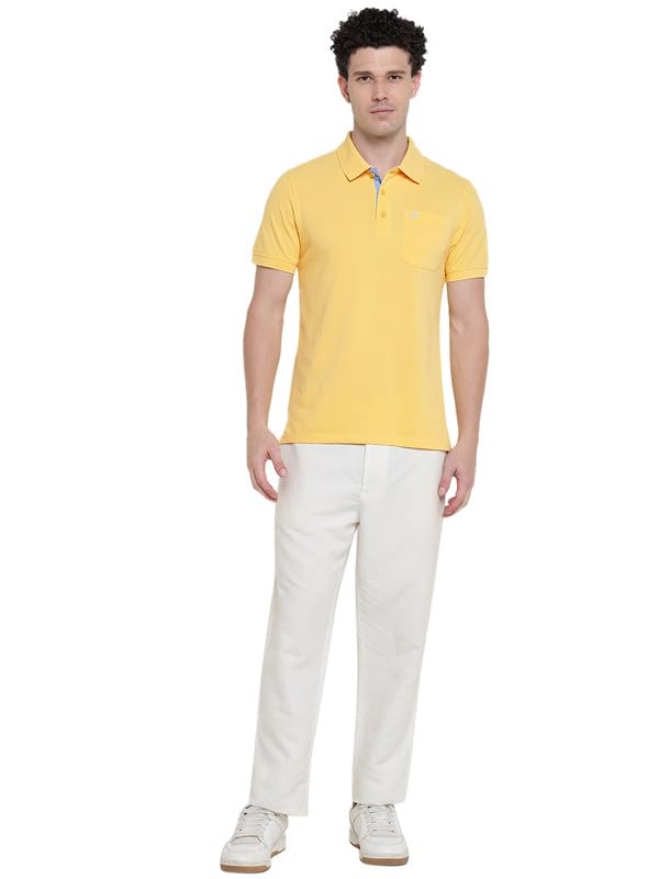 Image of AMERICAN CREW Polo Collar T-Shirt for Men with Pocket