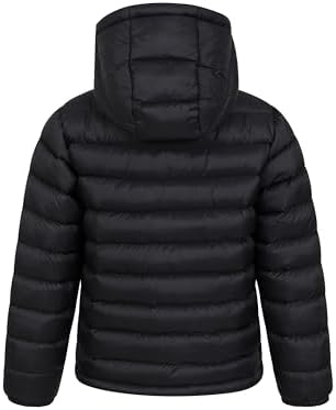 Mountain Warehouse Seasons Kids Padded Puffer Jacket - Boys & Girls Black Kids 11-12 Yrs (140-152 cm) - 5