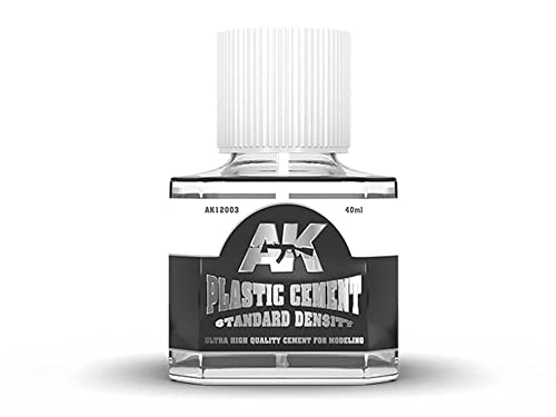 Cemento plástico AK AK12003 densidad estándar 40ml miniatura 1