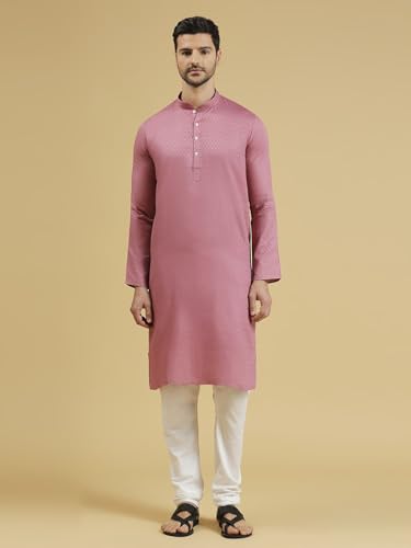 Image of Rajubhai Hargovindas Men Pure Cotton Solid Long Kurta