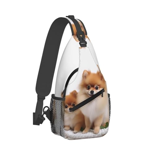 Joli sac à bandoulière de Poméranie pour les amoureux des chiens