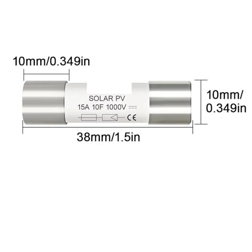 Fusibles solaires DC 1000V PV haute tension pour boîtier de jonction