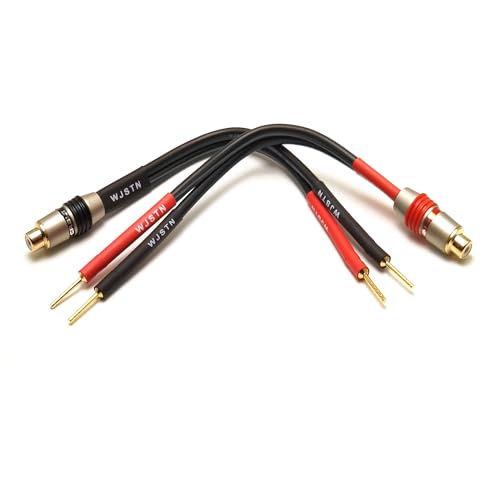Adaptador RCA a Banana 2mm WJSTN Pack de 2 miniatura 1