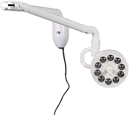 Medizinische Untersuchungsleuchten Professionelle Zahnärztliche OP-Leuchte, 30 W, Wandmontierte LED-Munduntersuchungsleuchte, Schattenlose Lampe, Kaltes Licht, For Tierkliniken, Labore, Kliniken.