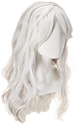 California Costumes Perruque Longue Dame Blanche Femme - Blanc - Taille Unique
