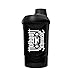 Gods Rage Shaker Wave Shaker Proteinshaker Eiweiß Protein Shaker 600ml Fassungsvermögen (Halbgottschmiede Shaker)