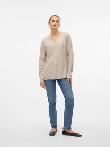 VERO MODA Female Strickpullover VMCREWLEFILE Strickpullover – Ansicht 4