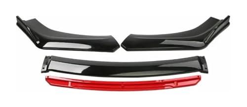 Spoiler de pare-chocs avant universel look sport noir brillant pour finition VW Jetta