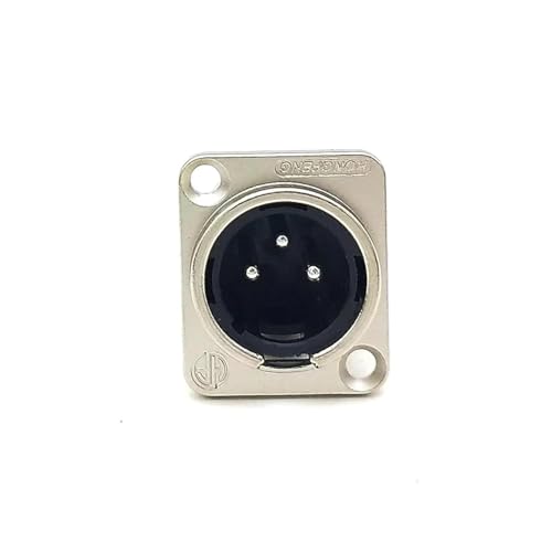Connecteur XLR mâle résistant aux interférences pour installation micro 5 pièces - 7