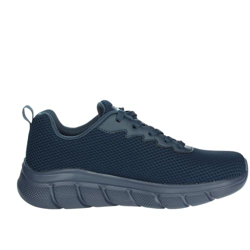 Skechers Uomo Bobs Sport B Flex - Chill Edge Sneaker In Blu Navy Blue, Taglia 42, Vegan, Lavabile In Lavatrice - 4