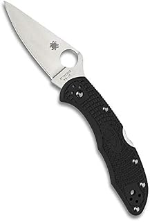 Spyderco Lightweight Delica 4 Outdoor Folding Knife available in Black