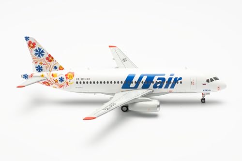Sukhoi Superjet 100 UTair Express maqueta de metal 1/200 para decorar tu oficina 1