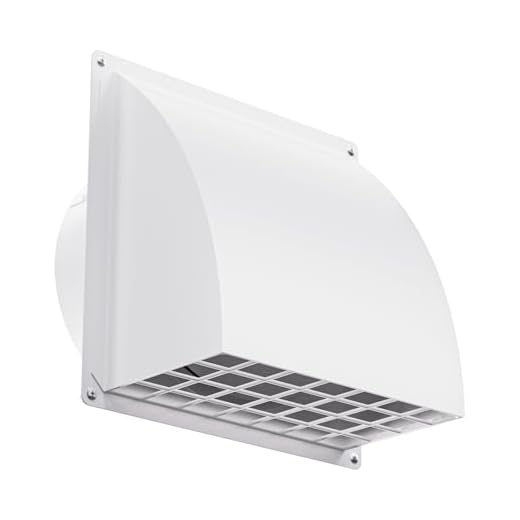 HG Power Rejilla Ventilación 150mm Rejilla Ventilacion Regulable Menor Ruido Rejilla Ventilacion Horno, para Campana de Cocina, Blanco