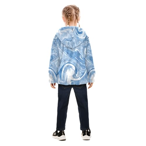 GuoChe Marble Colorful Boys Fleece Jacket4