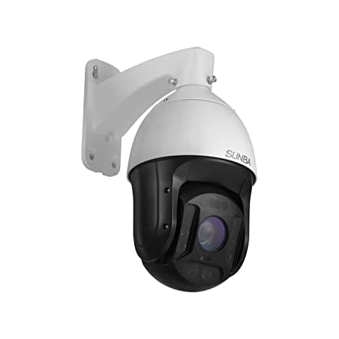 SUNBA PTZ Camera Outdoor IP PoE+, 3MP 25X Optical Zoom, Built-in Mic High Speed Security PTZ Dome, Long Range Infrared Night Vision up to 300m (601-D25X) Cover