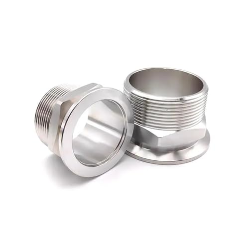 Adaptador de junta hexagonal KF25 de acero inoxidable 304 con rosca externa de 1/2 BSPT 7