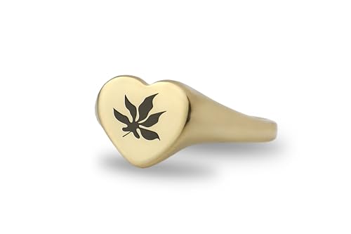 Bague feuille d'automne gravée pour ne plus rater vos cadeaux