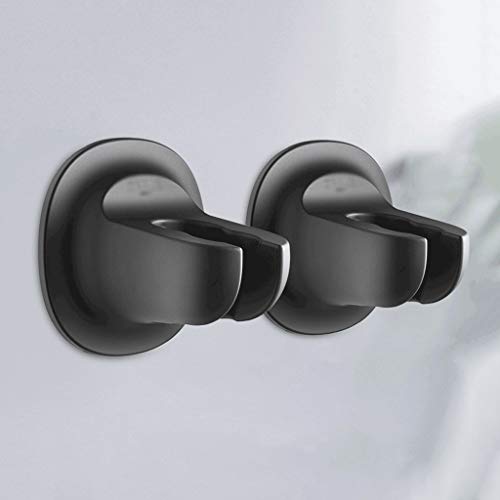 Soporte de cabezal de ducha ajustable ZHCHAO, base de pared resistente con acabado plata 2