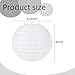 Hagao Paper Lanterns Decorative Round Chinese Paper Lanterns for DIY Craft Making 6pcs 8