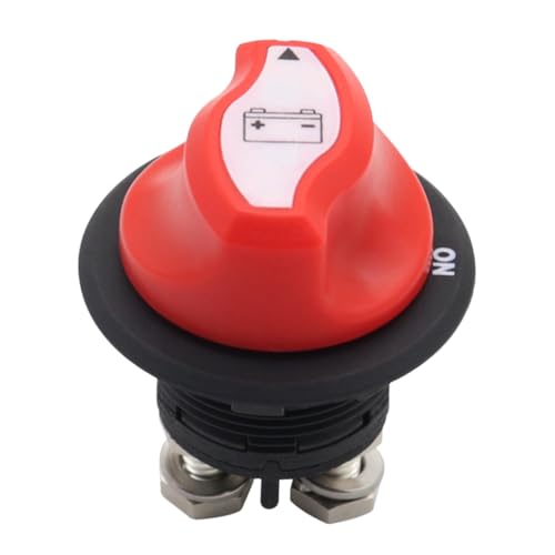 Kisangel Battery Disconnect Isolator for Rv Boat Utv Accessories Off Power Against Leakage Toggle