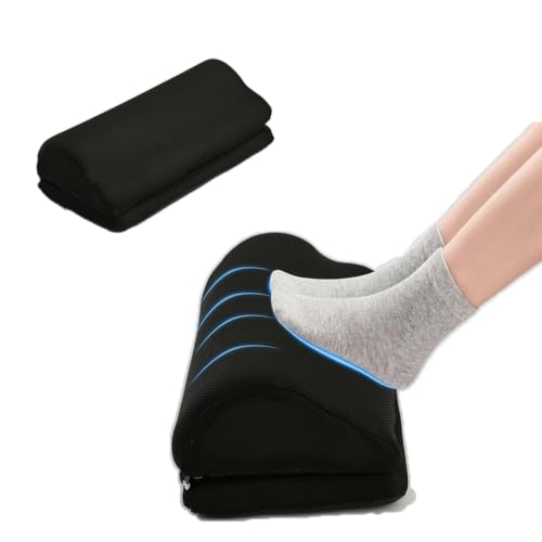 Coussin repose pied ergonomique double hauteur pour soulager le dos