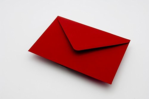 5x7 (133x184mm) Scarlet/Crimson 100GSM Envelopes (Pack of 25,50,100,250,500,1000)