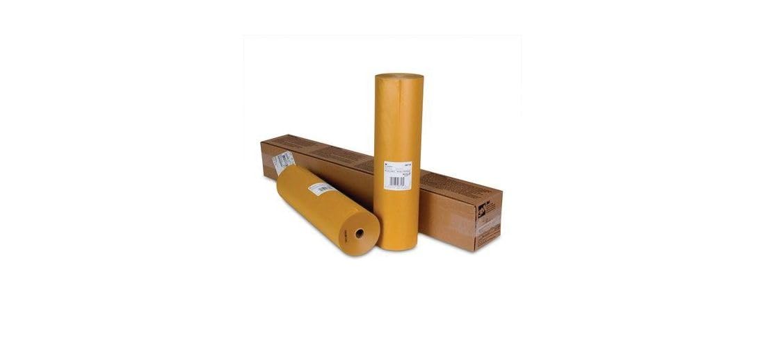 3 M scotchblok 06718 ancho de cinta de carrocero, 750 "Longitud x 18 de papel con revestimiento de polietileno, color dorado