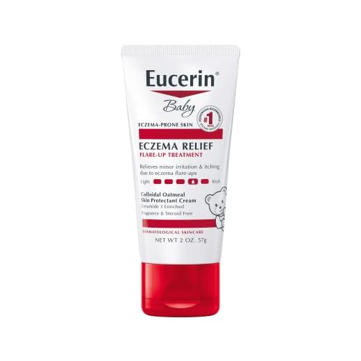 Eucerin Baby Eczema Relief Flare-Up Treatment, Baby Eczema Cream with Colloidal Oatmeal, 2 Oz Tube