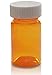 Pharmacy Prescription Vials, Amber Screw Cap Bottle, 50 Dram Twist Pro, Caps Included, Pack of 90 (Medicine & Pill Container, Pharmacy Bottle, Pharmacy Container, Plastic Container) by Sponix