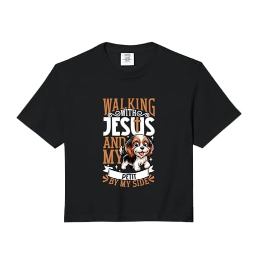 Jesus and Dog - Petit Basset Griffon Vendéen Comfort Colors Crop Top