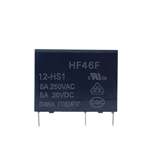 Relais domotique HF46F-012-HS1 5V 5A pour automatiser l'éclairage de la maison connectée