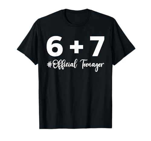 Funny 13th Birthday Official Teenager 13 Year Old Boys Kids T-Shirt